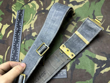 Charger l&#39;image dans la galerie, Original British Royal Air Force RAF Blue WW2 37 Pattern Belt - 40&quot; Waist Max
