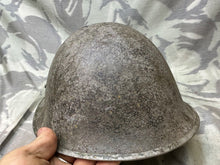 Charger l&#39;image dans la galerie, Original WW2 Canadian / British Army Mk3 High Rivet Turtle Helmet &amp; Liner
