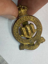 Load image into Gallery viewer, British Army - Northumberland Hussars Regiment Cap Badge
