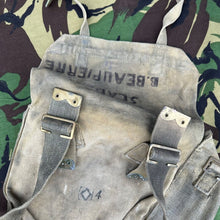 Load image into Gallery viewer, Original WW2 British Army / RAF 37 Pattern Small Pack &amp; L Strap Set - 1941 Dated
