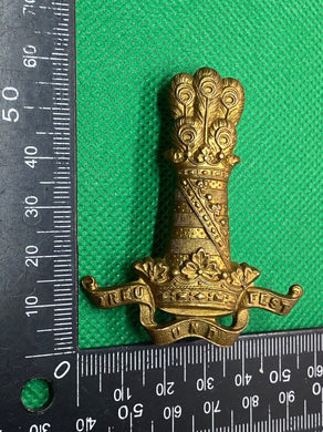 Original British Army WW1 / WW2 11th Hussars Cap Badge - The Militaria Shop