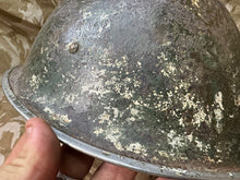 Load image into Gallery viewer, WW2 Mk3 High Rivet Turtle - British / Canadian Army Helmet - Nice Original
