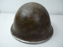 Load image into Gallery viewer, Original WW2 British / Canadian Army Mk3 High Rivet Turtle Army Combat Helmet - The Militaria Shop
