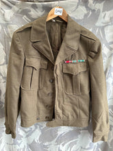 Load image into Gallery viewer, Original WW2 US Army Ike Jacket 36R 1944 Dated Named
