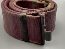 Load image into Gallery viewer, Original 37 Pattern British Army Purple Webbing Belt - 46 Inch Waist - The Militaria Shop
