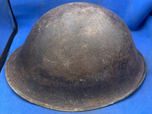 Load image into Gallery viewer, Original WW2 British Army / Canadian Army Mk3 Turtle Combat Helmet
