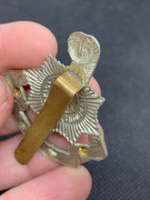 Load image into Gallery viewer, Original WW2 British Army Royal Sussex Regiment Brass Cap Badge
