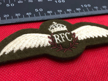 Load image into Gallery viewer, WW1 British Royal Flying Corps RFC Reproduction Padded Pilots Wings
