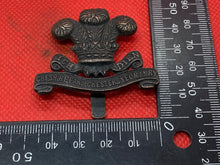 Load image into Gallery viewer, Original British Army The Cheshire Yeomanry (Earl of Chester&#39;s) Cap Badge - Cast - The Militaria Shop
