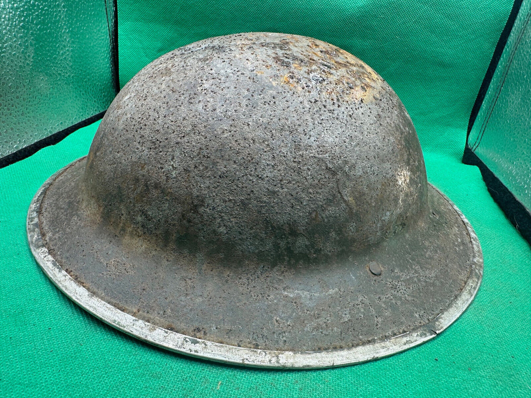 Original WW2 British Army (South African) Mk2 Brodie Combat Helmet