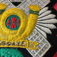 Lade das Bild in den Galerie-Viewer, British Army Highland Light Infantry Kings Crown Embroidered Blazer Badge
