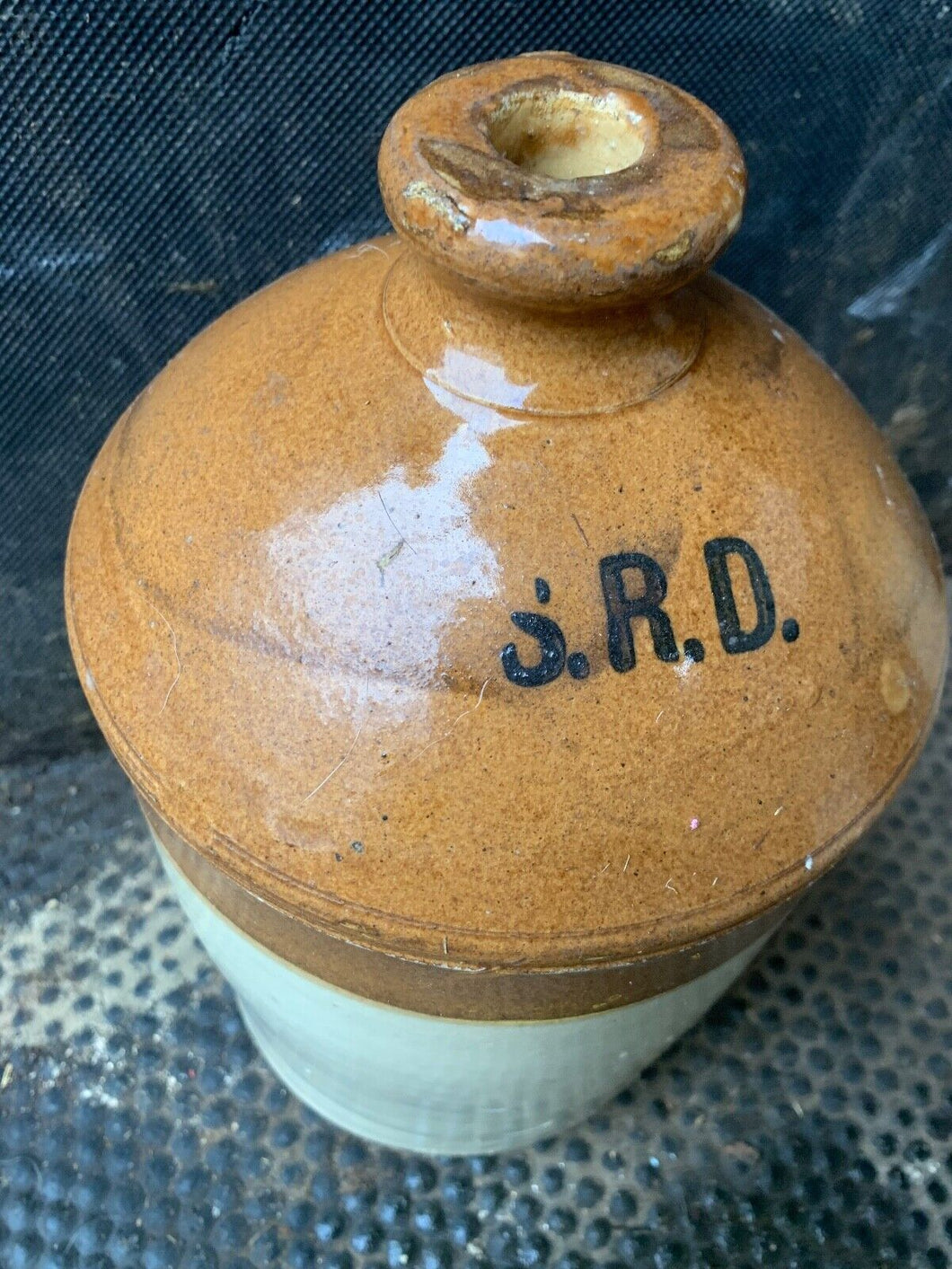 Original WW1 SRD Jar Rum Jar - British Army Issue - 