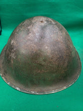 Load image into Gallery viewer, Original WW2 British Army / Canadian Army Mk3 Turtle Combat Helmet
