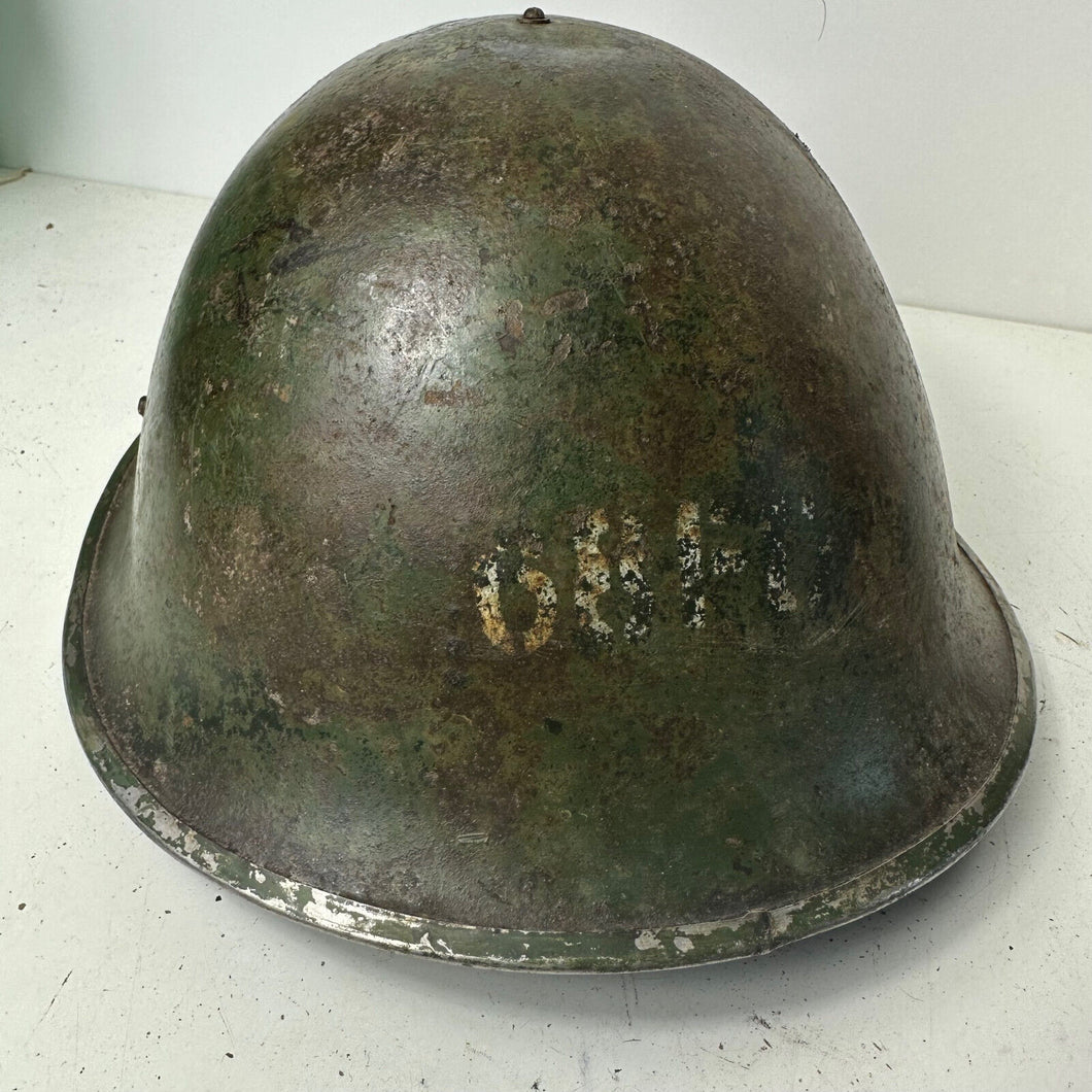 British / Canadian Army WW2 Mk3 Turtle Helmet 1944 Dated - Original WW2 Helmet