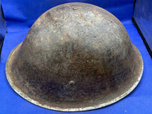 Load image into Gallery viewer, WW2 Canadian Army Mk3 Turtle Helmet - Original WW2 Helmet Shell - High Rivet
