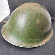 Load image into Gallery viewer, Original WW2 British / Canadian Army Mk3 Combat Helmet &amp; Liner
