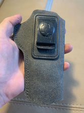 Load image into Gallery viewer, Black Leather Belt Mounted Holster - Bianchi International - B24
