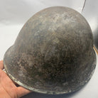 Original WW2 British / Canadian Army Mk3 Hight Rivet Turtle Army Combat Helmet - The Militaria Shop