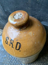 Load image into Gallery viewer, Original WW1 SRD Jar Rum Jar - British Army Issue - &quot;Supply Reserve Depot&quot; Jug
