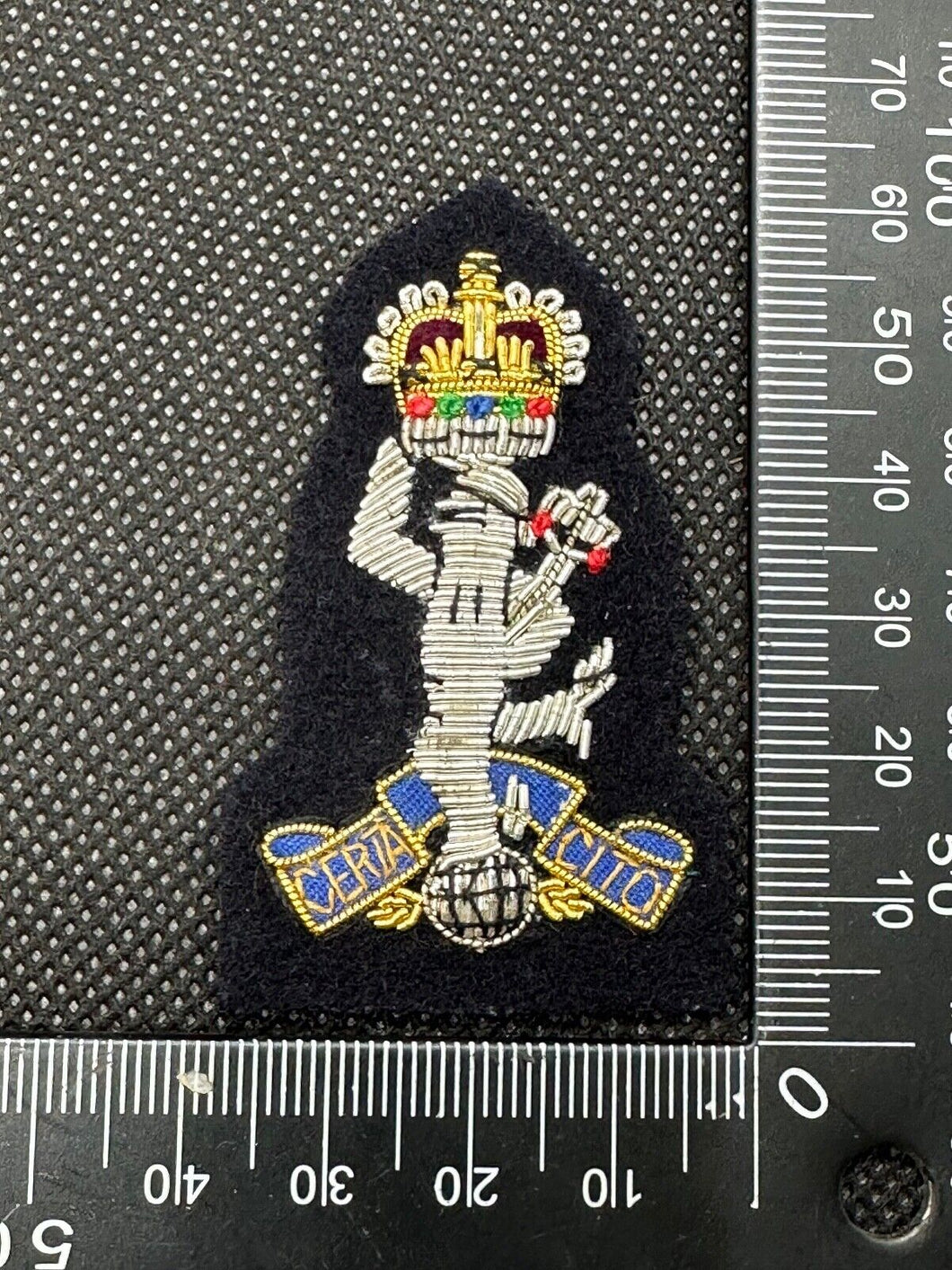 British Royal Army Signal Corps Bullion Cap / Beret / Blazer Badge - UK Made