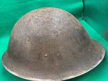 Load image into Gallery viewer, Original WW2 British Army / Canadian Army Mk3 Turtle Combat Helmet
