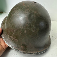 Load image into Gallery viewer, Original WW2 Helmet British / Canadian Army WW2 Mk3 Turtle Helmet
