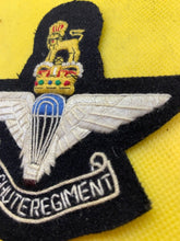 Load image into Gallery viewer, British Army Parachute Regiment Embroidered Blazer Badge
