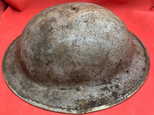 Load image into Gallery viewer, Original WW2 Combat Helmet - British / South African Army Mk2 Brodie Helmet
