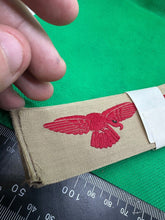 Load image into Gallery viewer, Original WW2 Mint Unissued RAF Red on Khaki Tropical Uniform Wings
