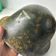 Charger l&#39;image dans la galerie, British / Canadian Army WW2 Mk3 Turtle Helmet 1944 Dated - Original WW2 Helmet
