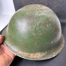Load image into Gallery viewer, Original WW2 British / Canadian Army Mk3 Combat Helmet &amp; Liner
