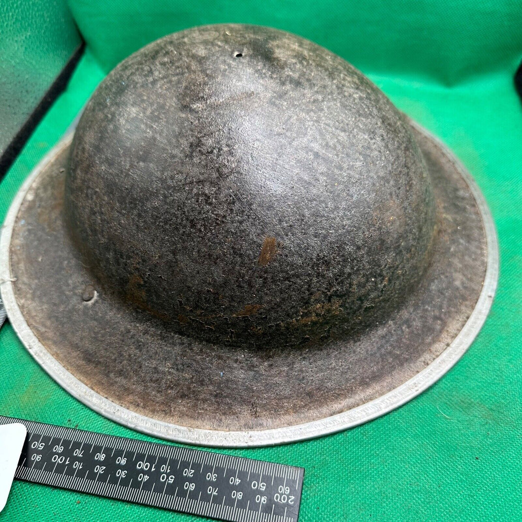 Britischer Armee-Mk2-Brodie-Helm – Original aus dem 2. Weltkrieg – südafrikanische Herstellung 