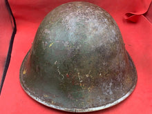 Load image into Gallery viewer, Original WW2 British Army / Canadian Army Mk3 Turtle Combat Helmet
