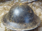 Original WW2 British Style South African Mk2 Army Combat Helmet - The Militaria Shop