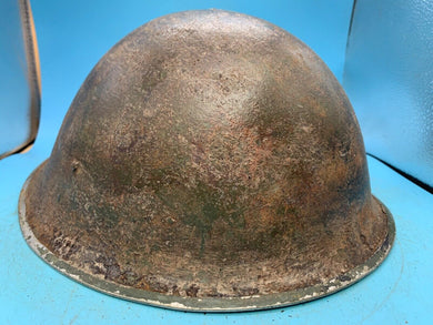 WW2 Mk3 High Rivet Turtle - British / Canadian Army Helmet - Good Original - The Militaria Shop