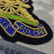 Load image into Gallery viewer, British Army Bullion Embroidered Blazer Badge - H.A.C Honourable Royal Artillery
