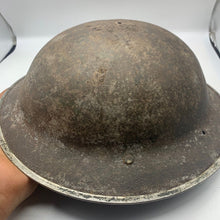 Load image into Gallery viewer, Original WW2 South African Army Mk2 Brodie Helmet - British Style Combat Helmet - The Militaria Shop
