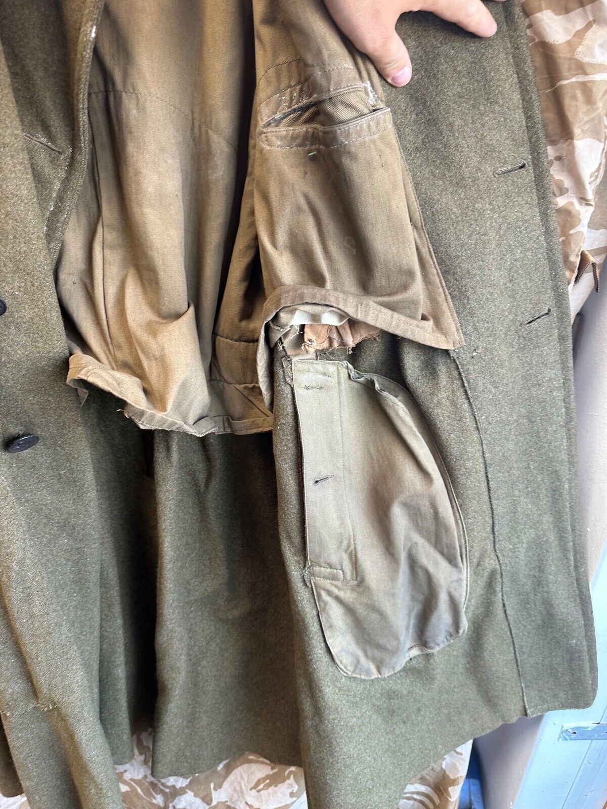 Rare Original WW1 US Army Officers Greatcoat - Named & Regimentally Ma ...