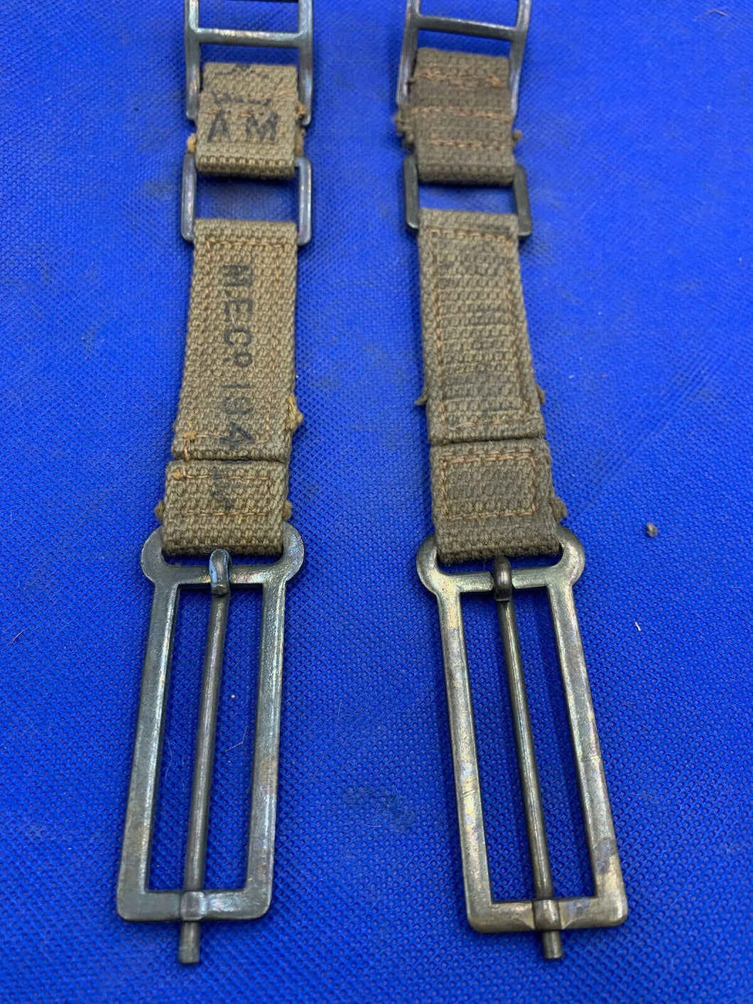 Original WW2 British Army 37 Pattern Brace Adaptors Pair