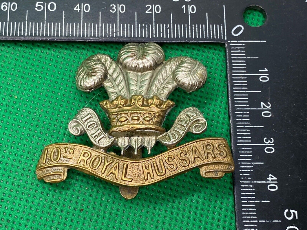 WW1 10th Royal Hussars Regiment Cap Badge