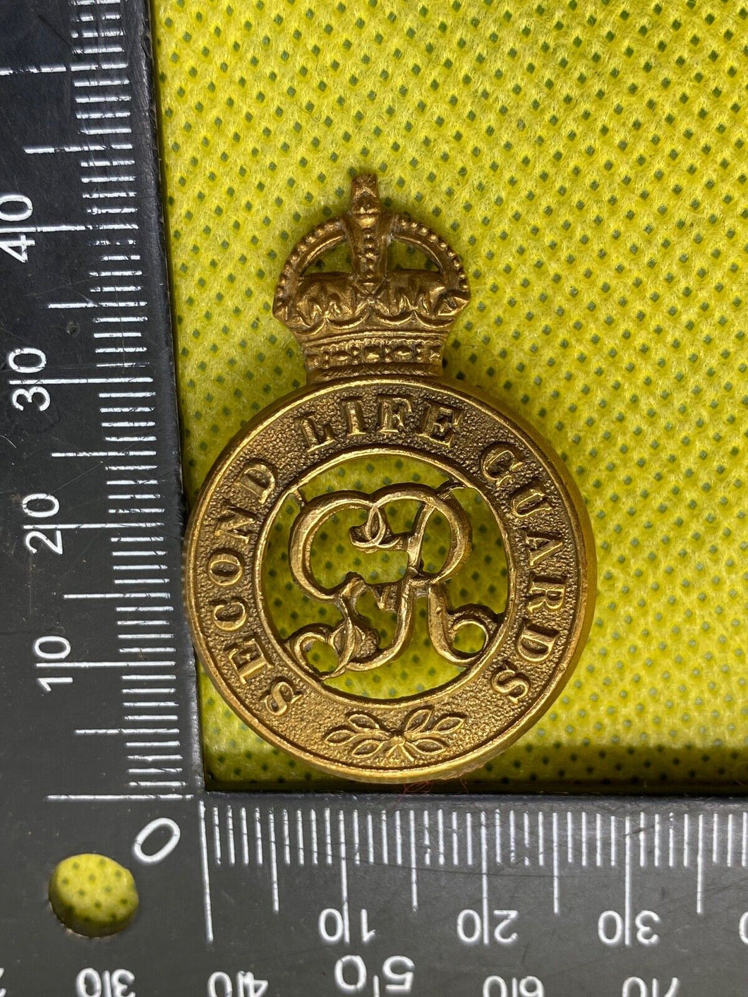 WW1  GV  British Army 2nd Life Guards Regiment Cap Badge