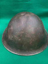 Load image into Gallery viewer, Original WW2 British Army / Canadian Army Mk3 Turtle Combat Helmet
