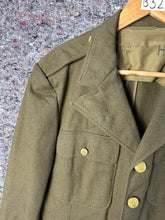Load image into Gallery viewer, Original US Army WW2 Class A Uniform Jacket - 38&quot; Regular Chest - 1942 Dated
