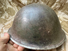 Load image into Gallery viewer, WW2 Mk3 High Rivet Turtle - British / Canadian Army Helmet - Nice Original
