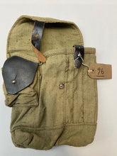 Load image into Gallery viewer, Yugoslavian Army M70 (or similar) canvas &amp; leather pouch in great condition
