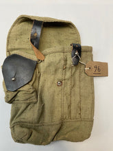 Lade das Bild in den Galerie-Viewer, Yugoslavian Army M70 (or similar) canvas &amp; leather pouch in great condition
