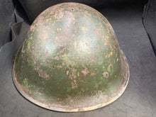 Load image into Gallery viewer, Original WW2 British Army / Canadian Army Mk3 Turtle Combat Helmet
