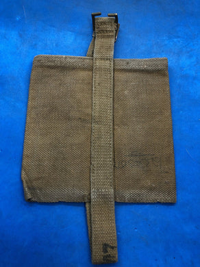 WW2 British Army 37 Pattern Webbing Water Bottle Carrier Harness - 1943 Dated - The Militaria Shop