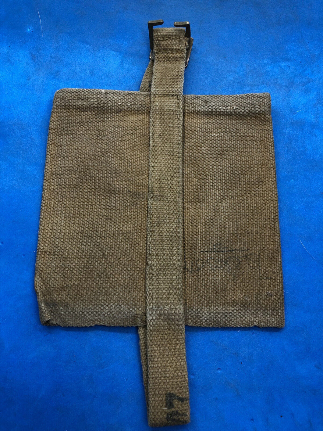 WW2 British Army 37 Pattern Webbing Water Bottle Carrier Harness - 1943 Dated - The Militaria Shop