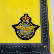 Load image into Gallery viewer, British RAF Royal Air Force Embroidered Blazer Badge - Kings Crown
